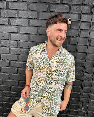 CAMISA DE SEDA HOMBRE TRAMA